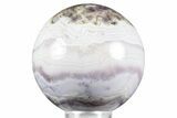 Polished Banded Sowbelly Agate Sphere - Colorado #371011-1